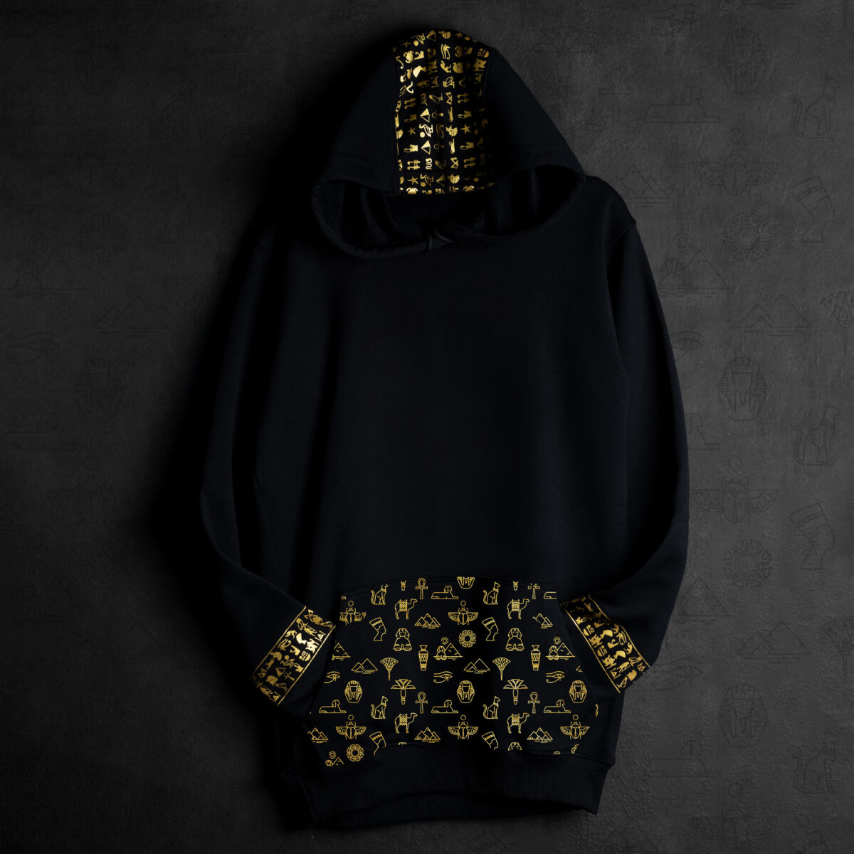 Printed Pocket Hoodie - Image 2