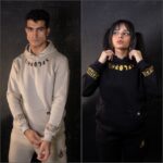 Egyptian Symbols around neck hoodie