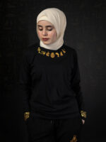 Egyptian Symbols around neck T-shirt "Long Sleeve" - Image 6