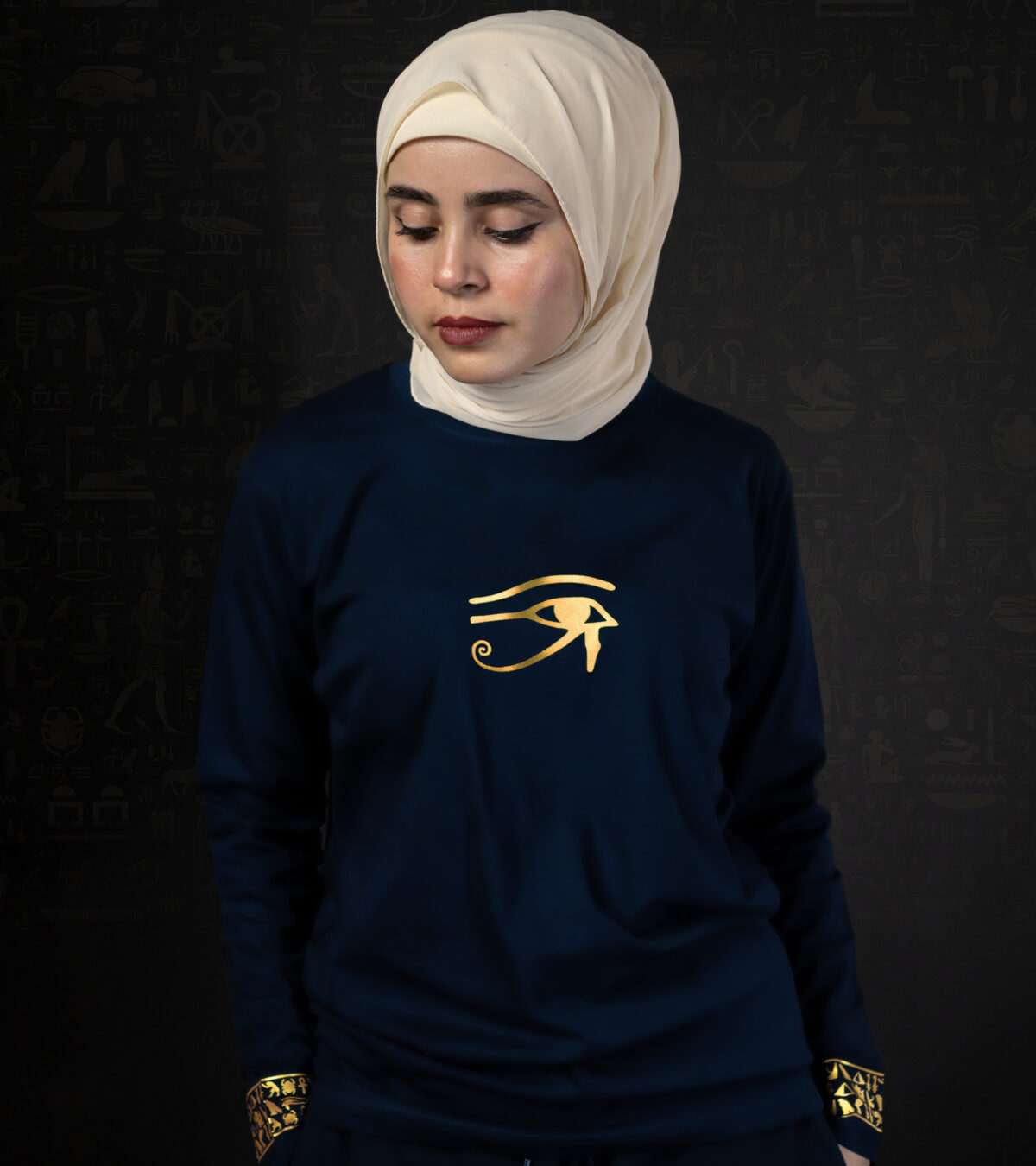 Horus Eye T-shirt "Long Sleeve" - Image 1