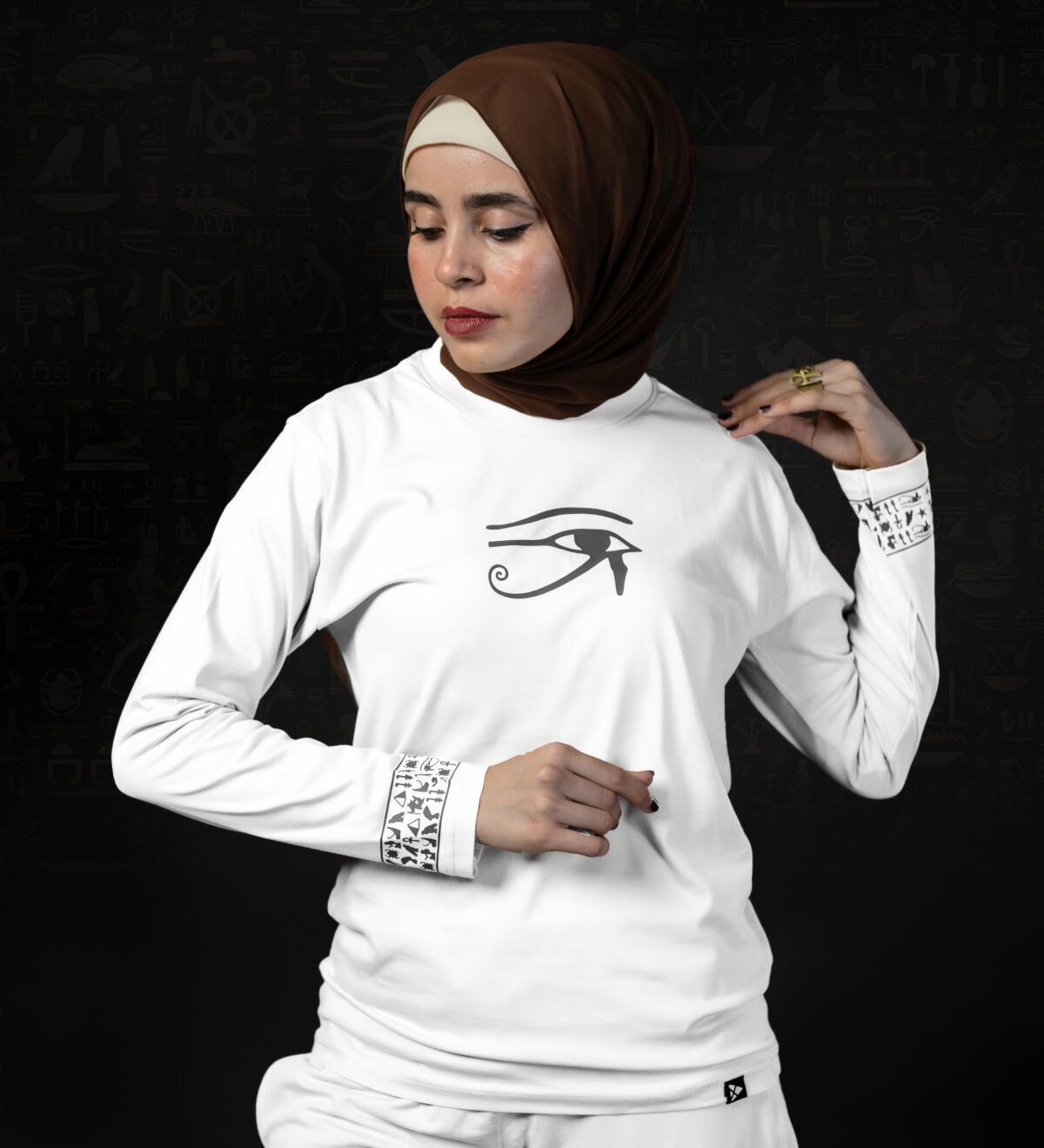 Horus Eye T-shirt "Long Sleeve" - Image 4