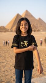 Horus Eye Kids T-Shirt - Image 2