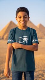 Horus Eye Kids T-Shirt - Image 3