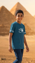 Horus Eye Kids T-Shirt - Image 4