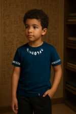 Egyptian Symbols around neck Kids T-Shirt