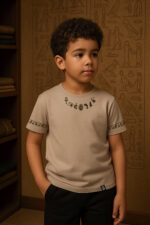 Egyptian Symbols around neck Kids T-Shirt - الصورة 4