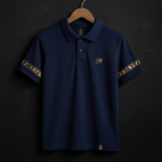 Blue Polo shirt - Horus eye - Image 4