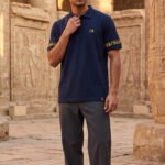 Blue Polo shirt - Horus eye