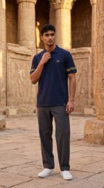 Blue Polo shirt - Horus eye