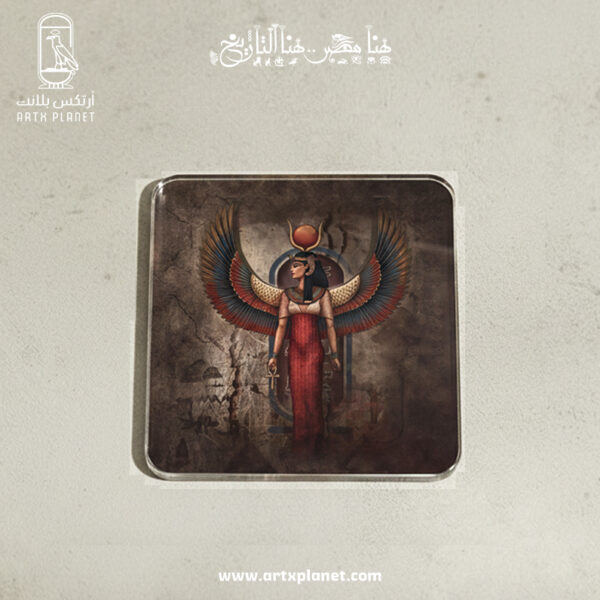 Winged ISiS - Acrylic Coaster