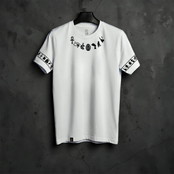 Egyptian Symbols around neck t-shirt