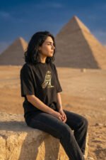 Oversize T-shirt - Horus Falcon - Image 12